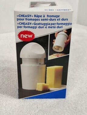 CHEASY Cheese Grater - Handheld Rotary Shredder